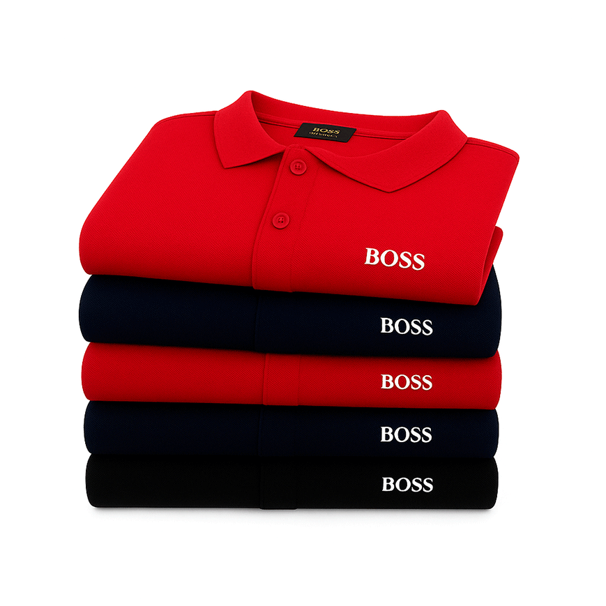 [BUY 3, GET 5] Premiere Polo Shirt Kit – 5 Premium Polos